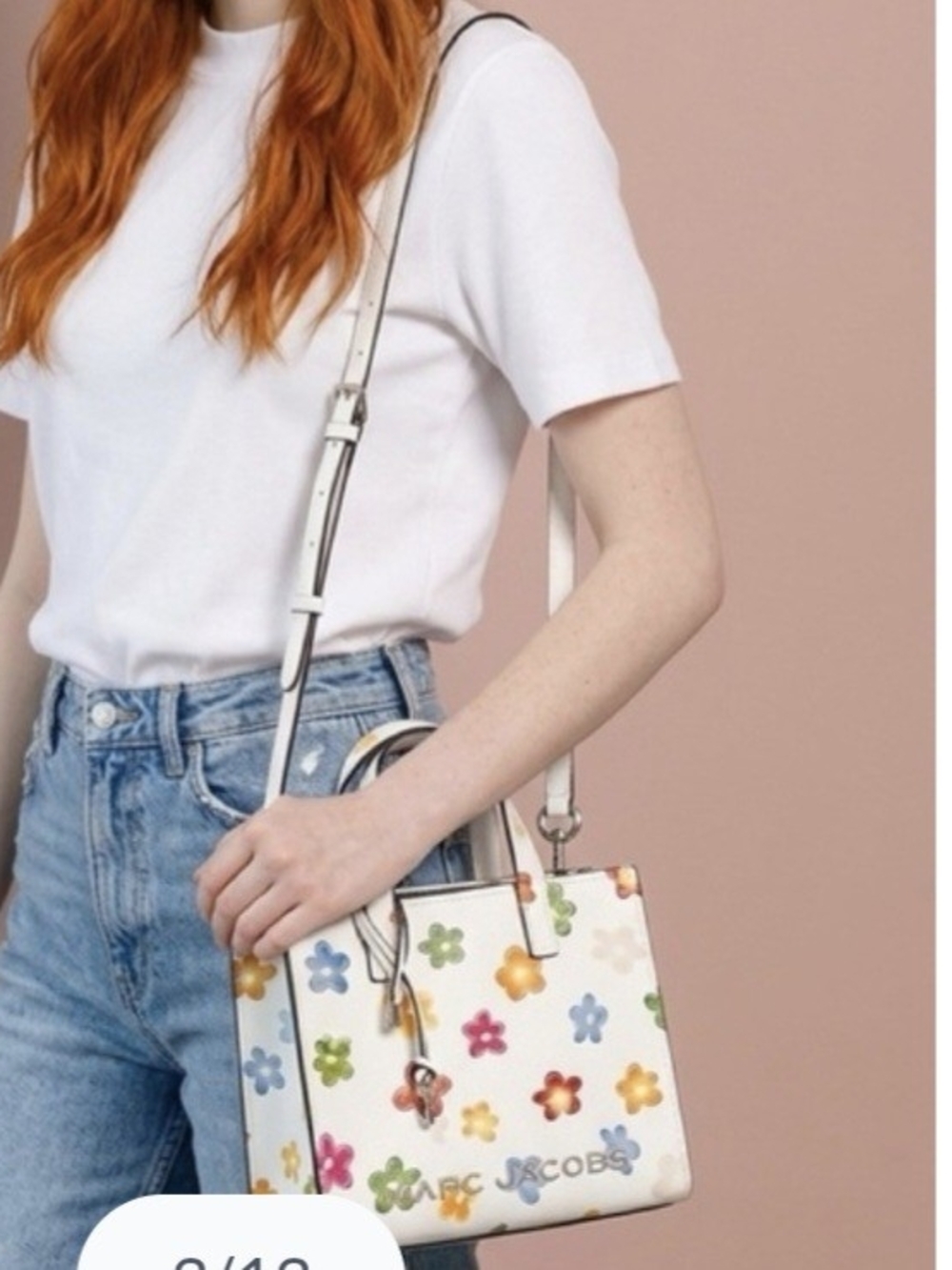 Marc Jacobs Daisy Leather Mini Grind Tote Bag. - Picture 9 of 10